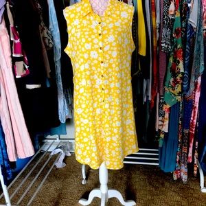 Yellow mini dress. Brand unknown.